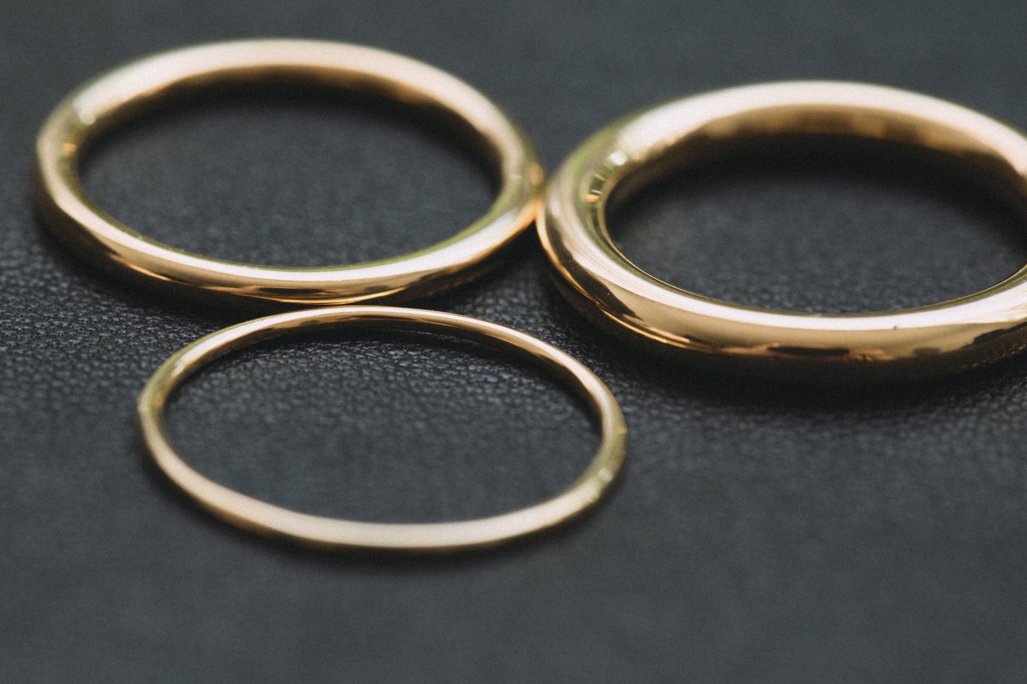 1 mm Gold Stacking Ring