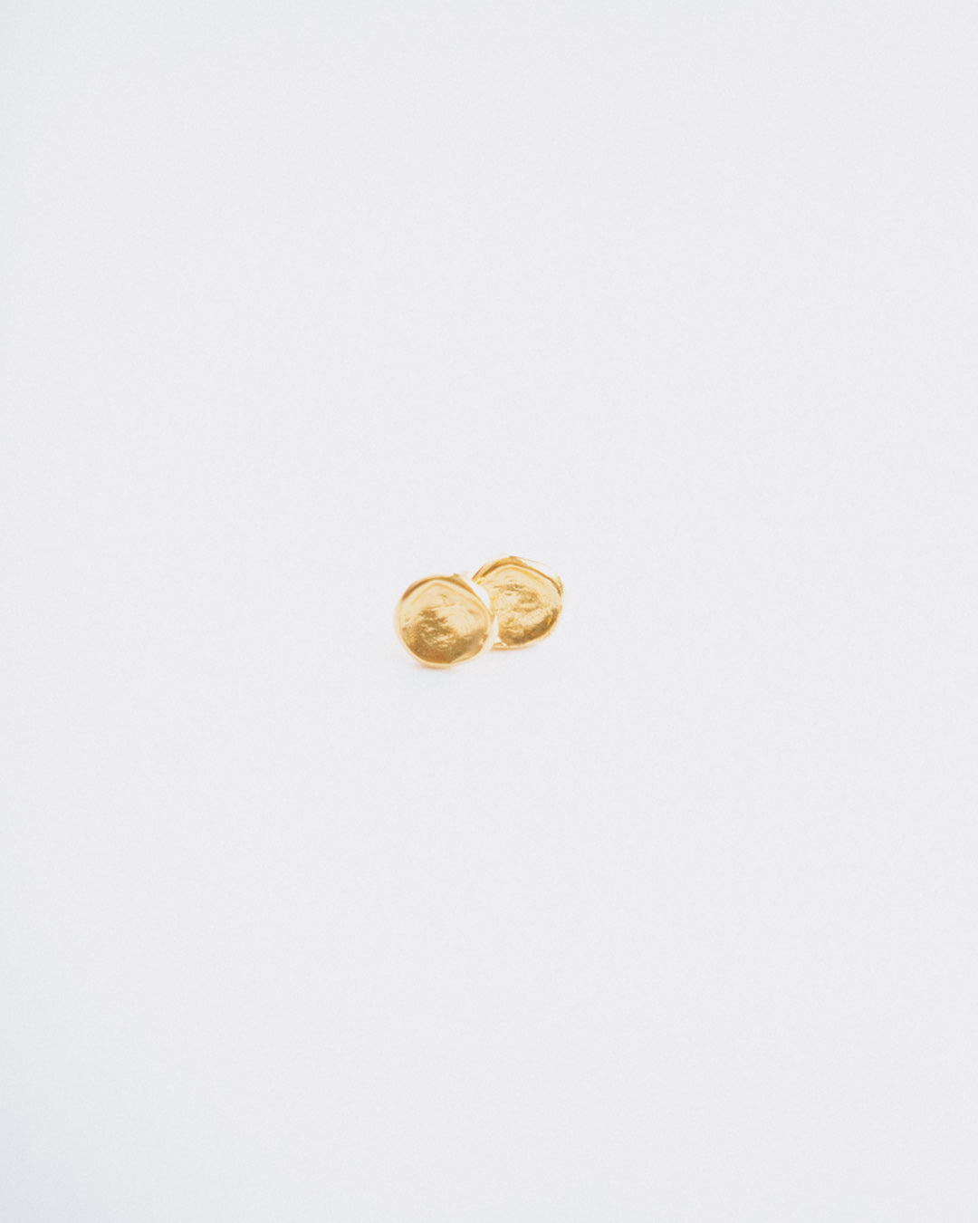 Organic Small Gold Studs