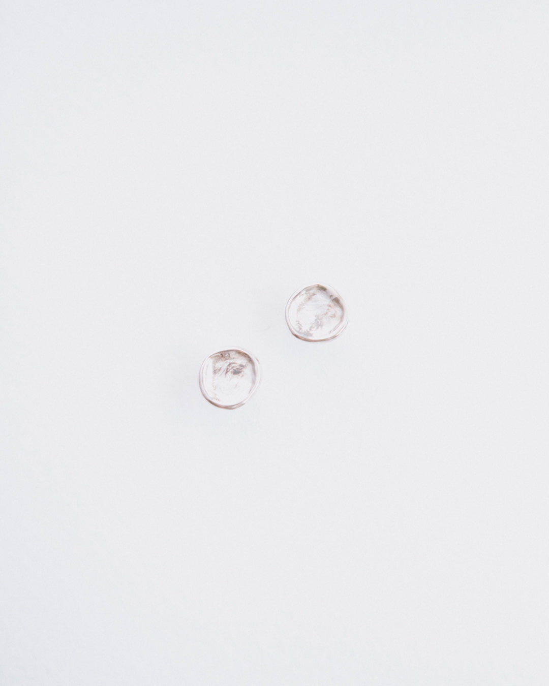 Organic Small Silver Studs