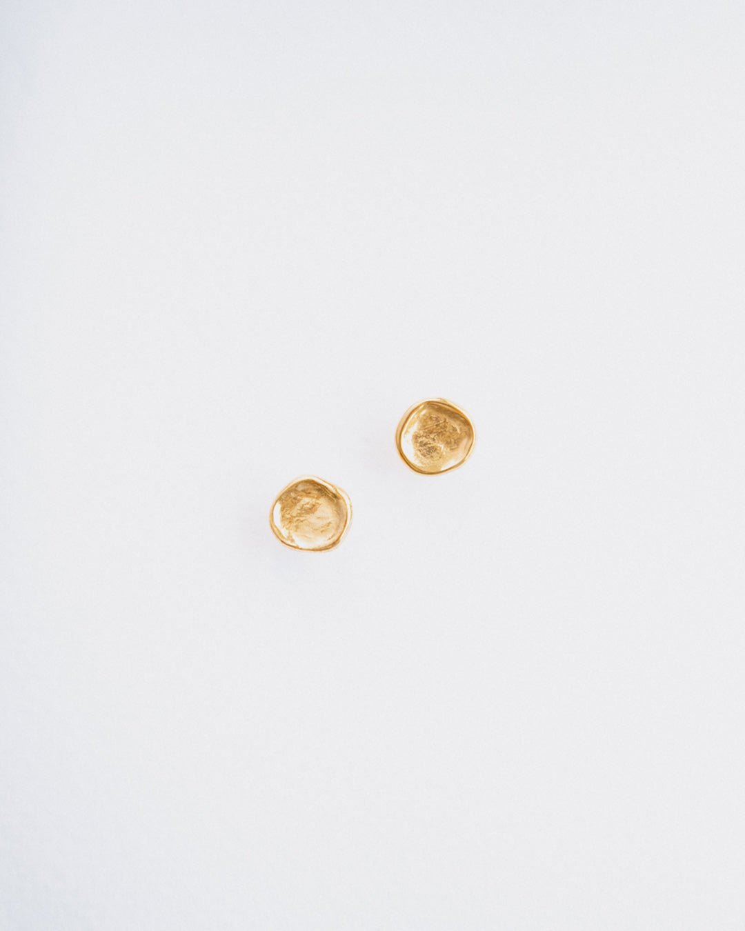 Organic Small Gold Studs