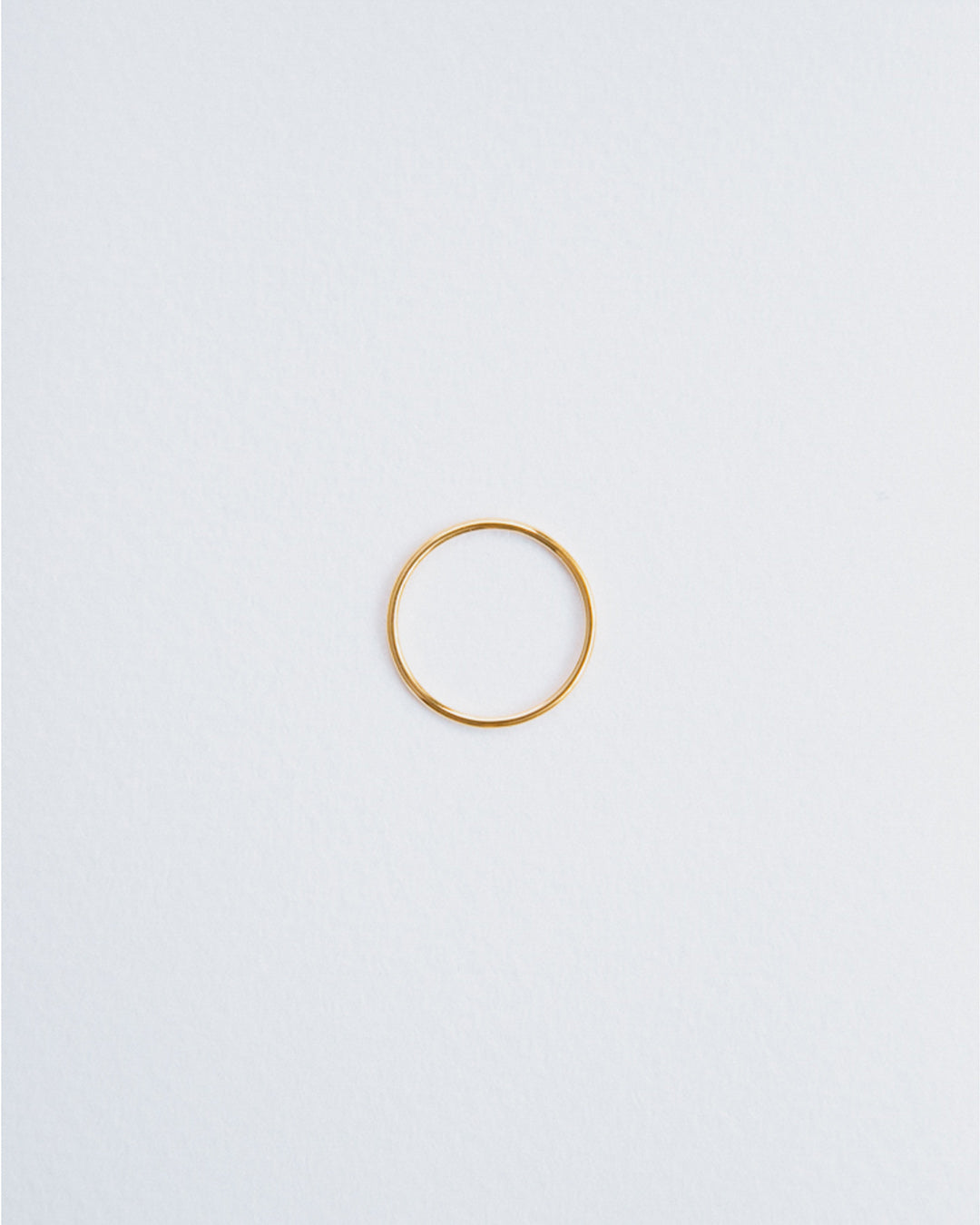 1 mm Gold Stacking Ring