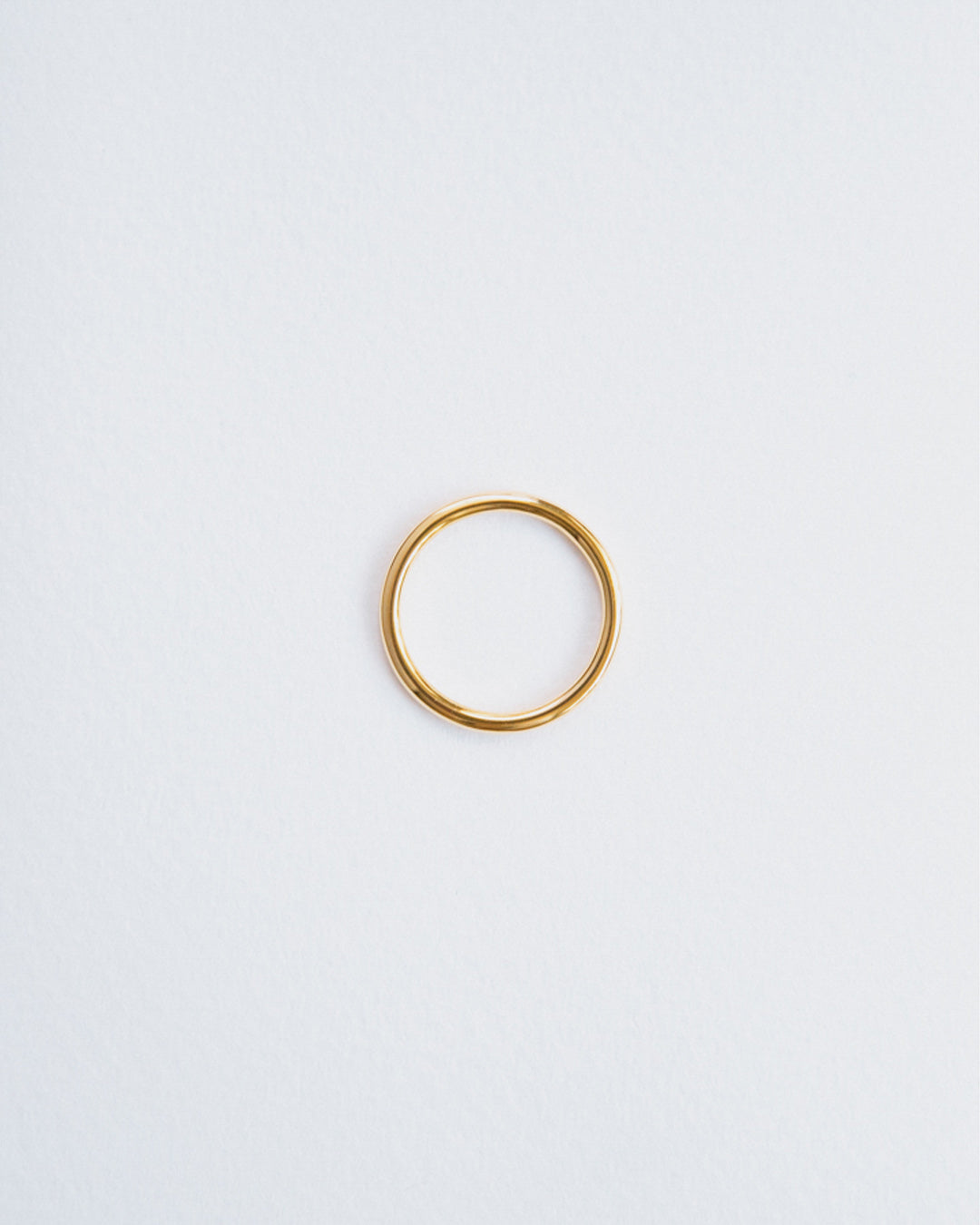 2 mm Gold Stacking Ring