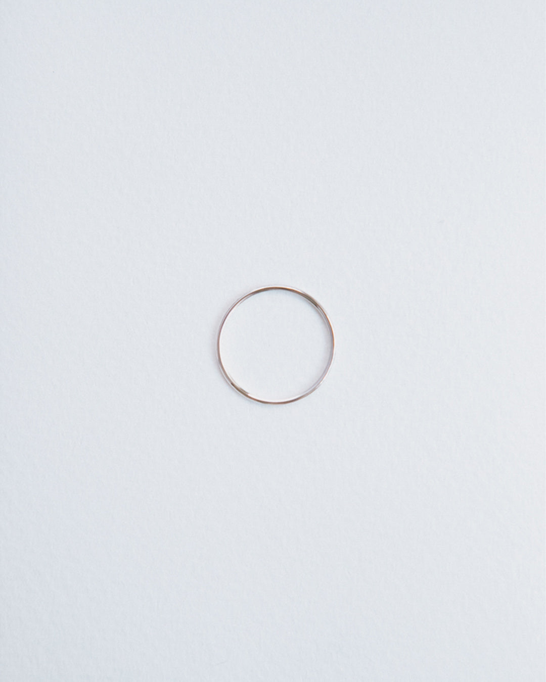 1 mm Silver Stacking Ring